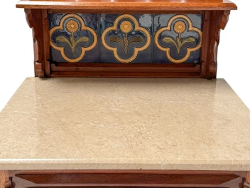 Two Arts & Crafts Nightstands by Gustave Serrurier-Bovy, 1900s